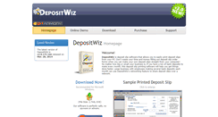 Desktop Screenshot of depositwiz.com